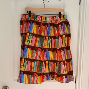 Modcloth Book Lover Skirt Size XL